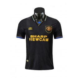 Camisola Manchester United Retro Equipamento Segundo 1994 Manga Curta